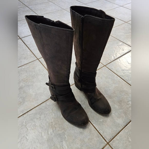 Ladies Sonoma Motorcycle Style Boots size 9 - Picture 3 of 5